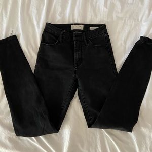 pacsun black high waisted jeans
